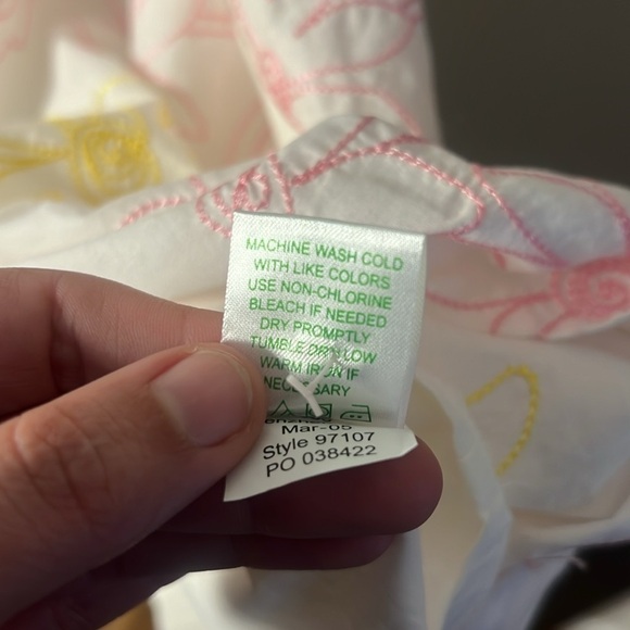 NWT Lilly Pulitzer Jamie Scalloped Hem Embroidered Dress Size 4 - Picture 8 of 9